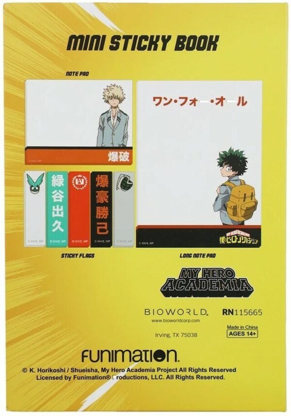 My Hero Academia Sticky Notebook - Image 3