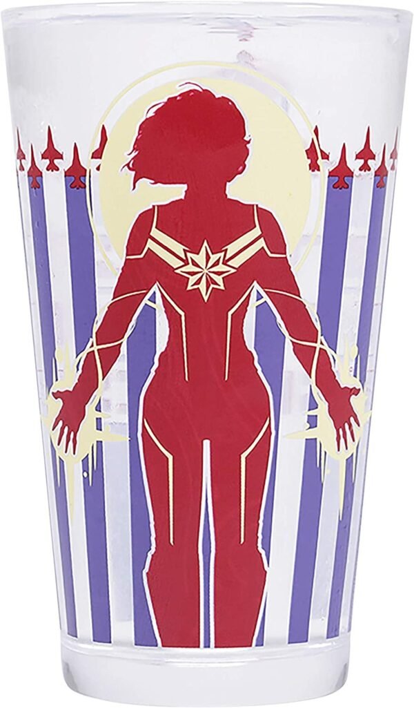 Captain Marvel Large Cold Change Glass - Image 4