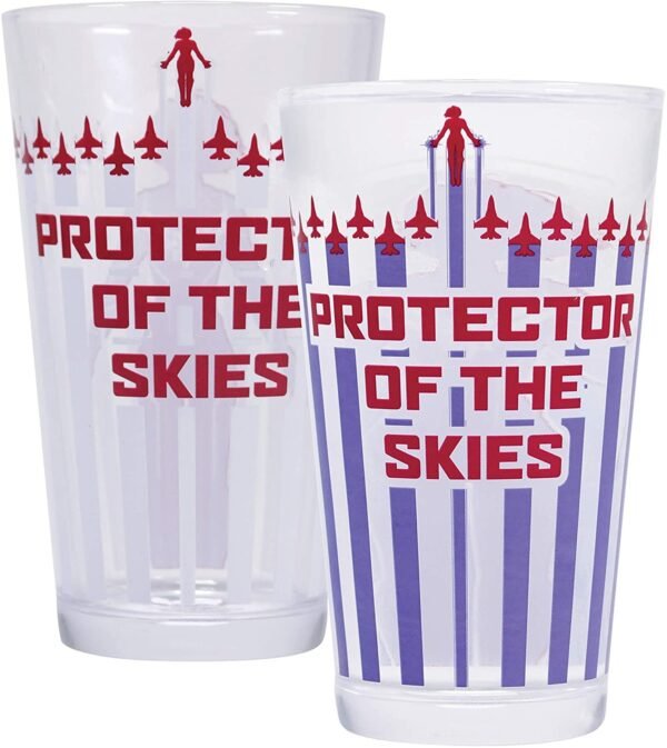 Captain Marvel Large Cold Change Glass - Image 2