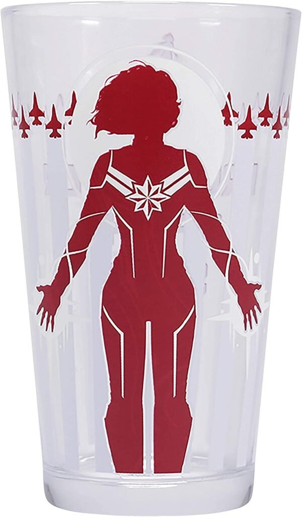 Captain Marvel Large Cold Change Glass - Image 3