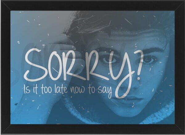 Sorry (Justin Bieber song) Framed Photo Art Print