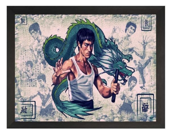 Bruce Lee Framed Photo Print