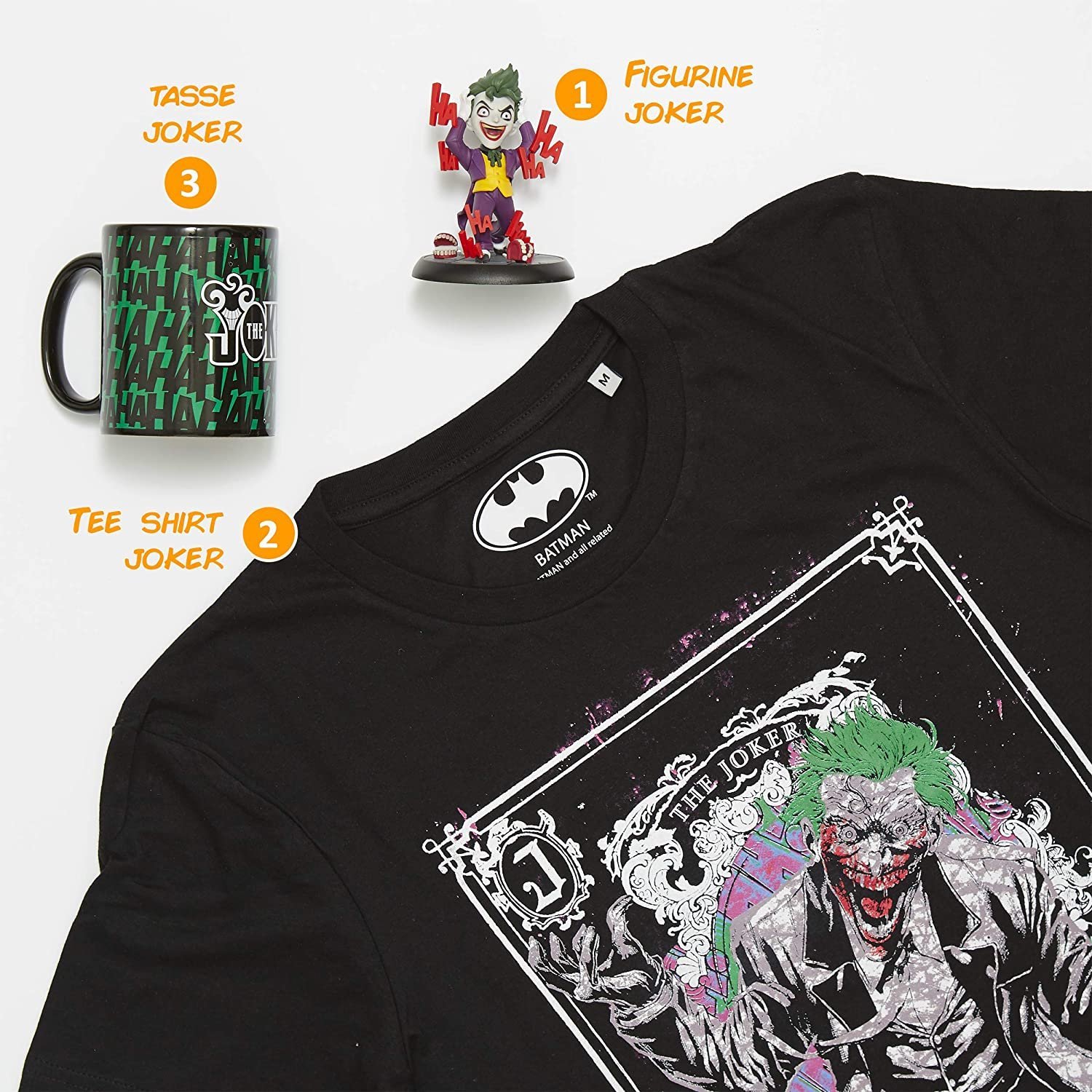 Collector Gift Box - Unisex - Joker - T-Shirt, Figures Qfig & Mug Joker - Size M - Image 2
