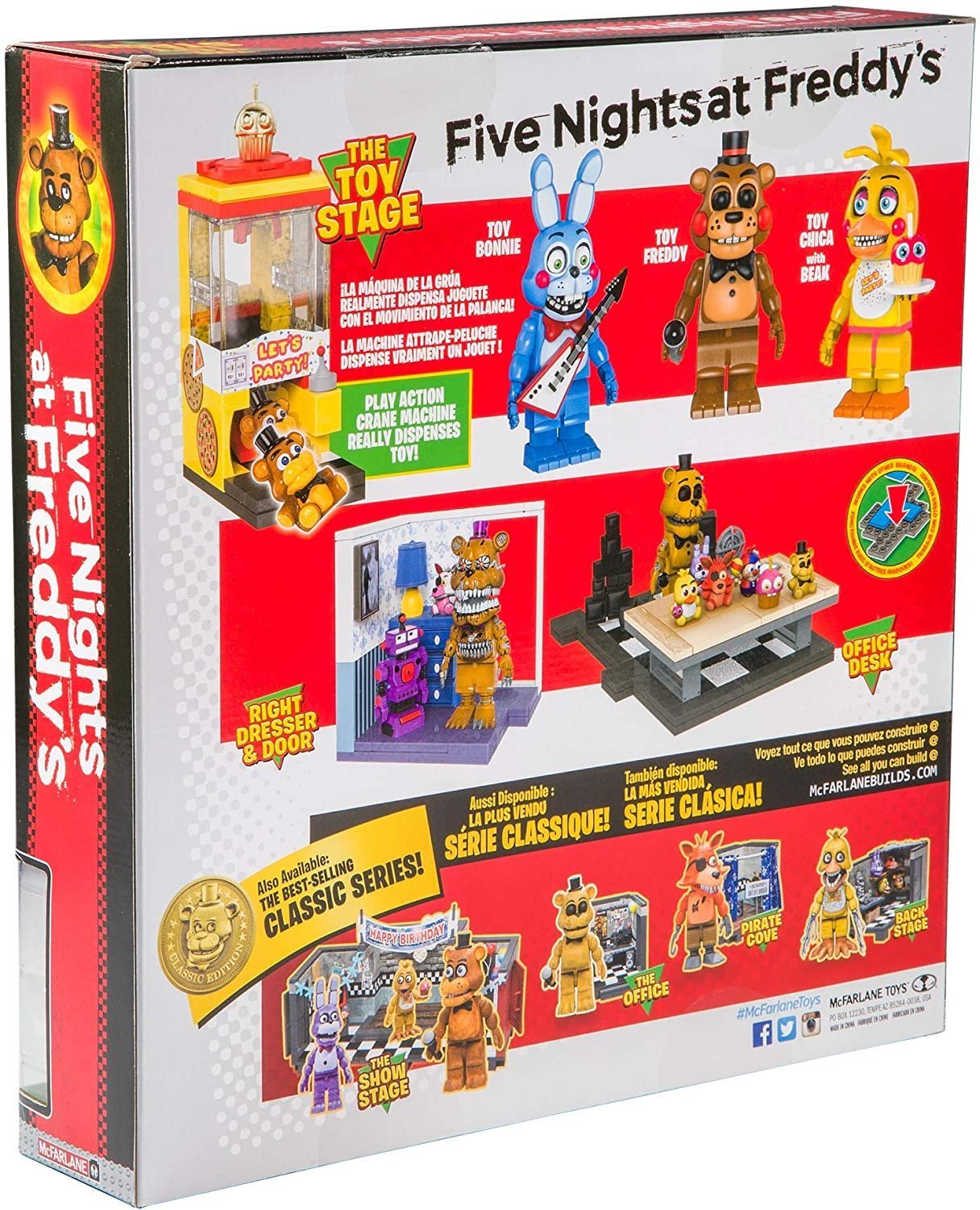 McFarlane Toys Five Nights at Freddy's The Toy Stage Large Set - Image 9