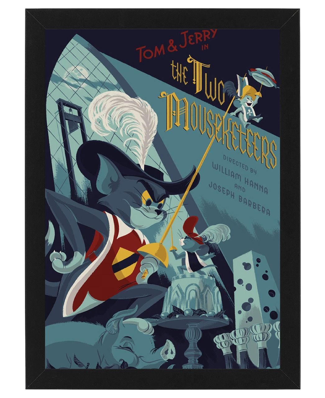 Tom and Jerry Framed Photo Art Print