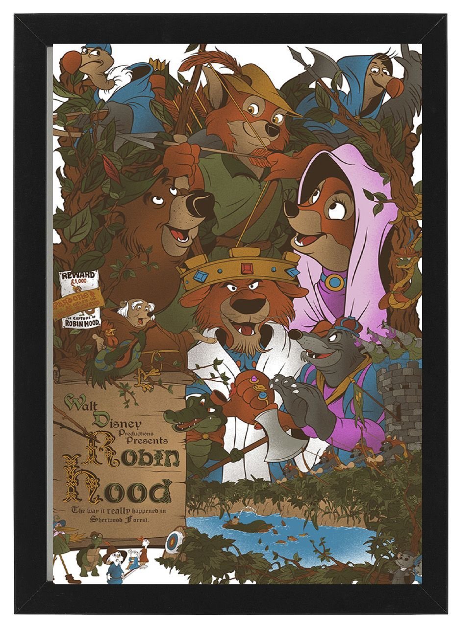 Robin Hood 1973 Framed Photo Art Print