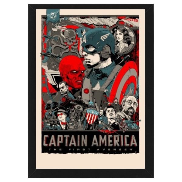 Captain America Framed Photo Prints