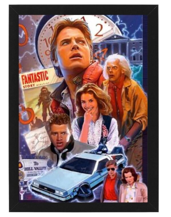 Back to the Future framed Photo Art Print
