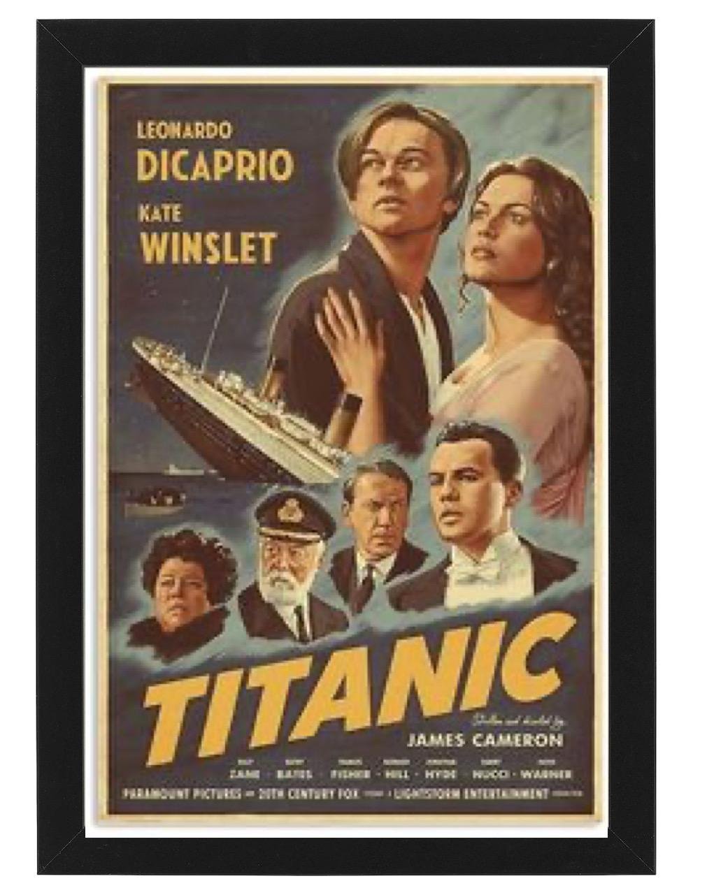 Titanic framed Photo Art Print