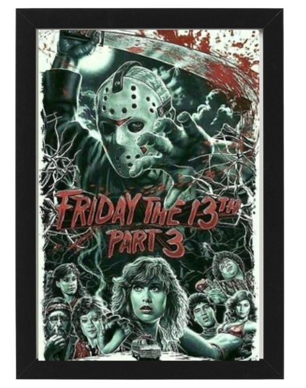 Friday the 13th Jason framed Photo Art Print