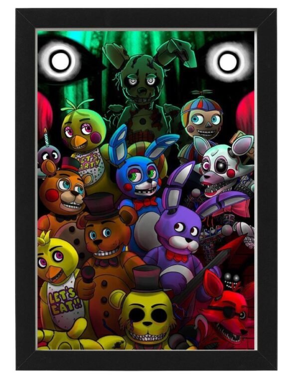 Five Nights At Freddy’s framed Photo Art Print