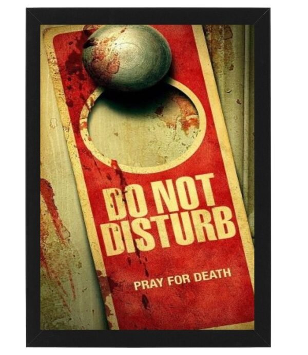 Do Not Disturb framed Photo Art Print