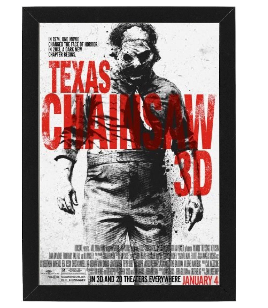 Texas Chainsaw framed Photo Art Print