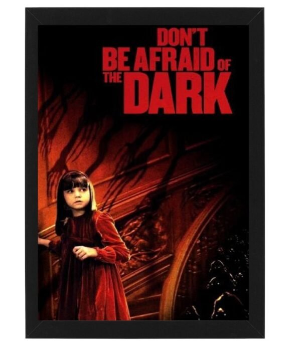 Don't Be Afraid of the Dark framed Photo Art Print