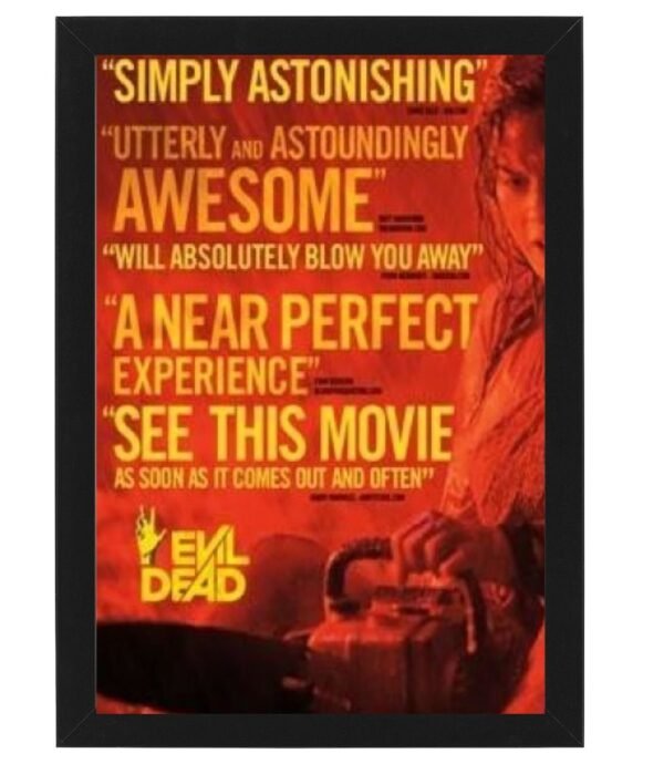 Evil Dead framed Photo Art Print