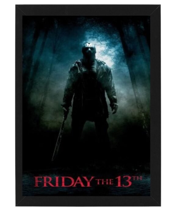 Friday the 13th framed Photo Art Print