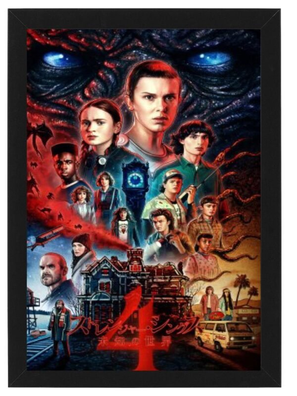 Stranger Things TV Series framed Photo Art Print
