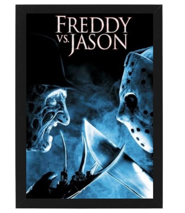 Freddy vs. Jason framed Photo Art Print