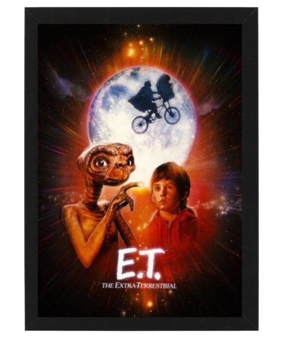 E.T. the Extra-Terrestrial framed Photo Art Print