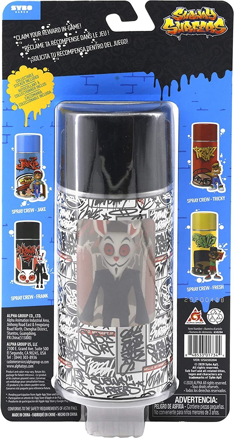 Subway Surfers | Spray Crew | 4" Vinyl Figure | Frank - Image 4