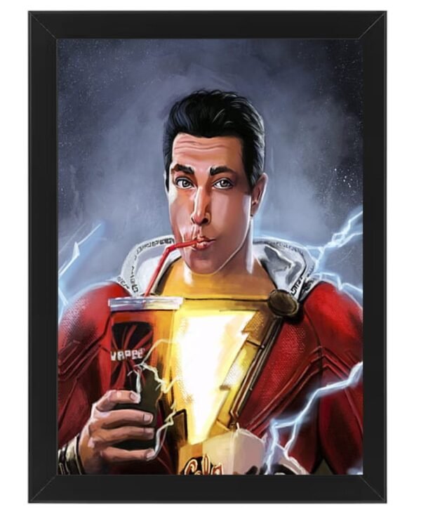 Shazam ! Framed Photo Art Print