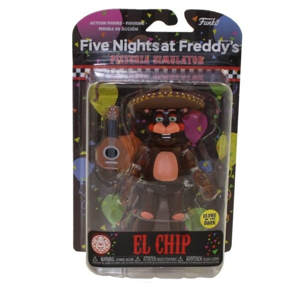 Funko Action Figure - Five Nights at Freddy's Pizzeria Simulator S2 - EL CHIP (Glow in the Dark)