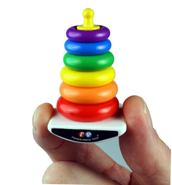 World's Smallest Fisher Price Rock-a-Stack - Image 2