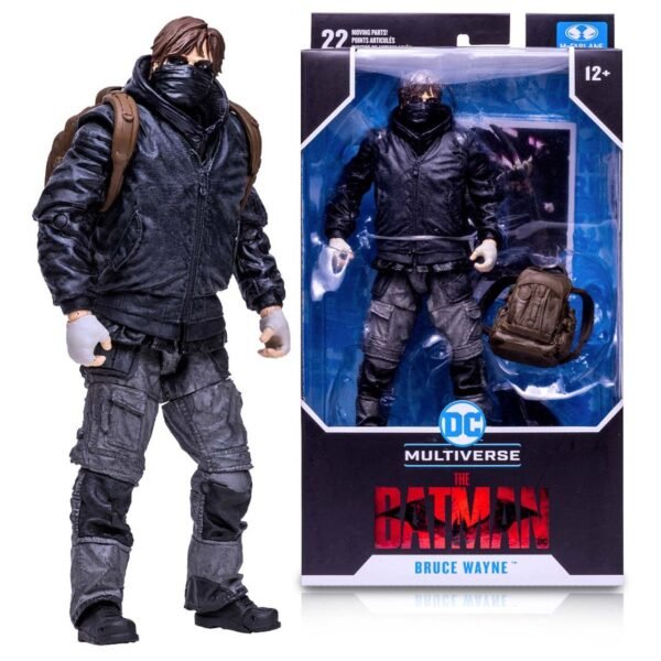 Bruce Wayne Drifter & Motorcycle Bundle (The Batman) 7" Figure - Image 3