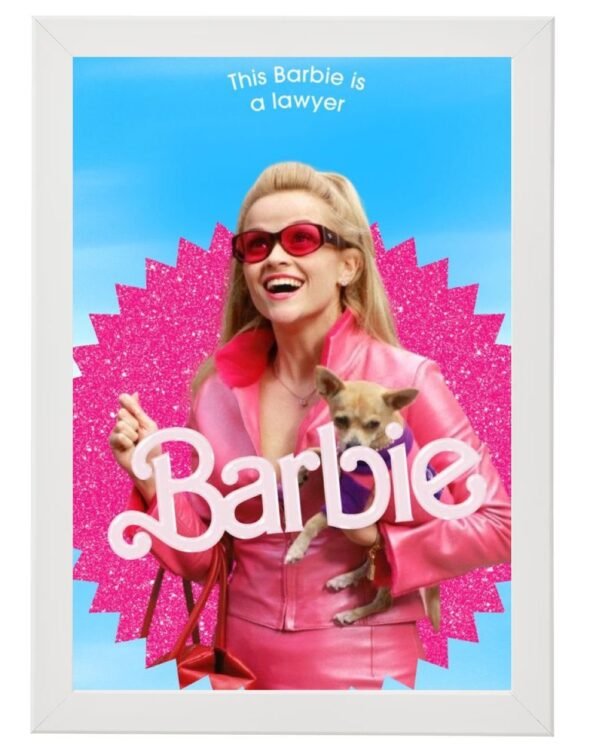 Legally Blonde Barbie logo movie Framed Photo Print