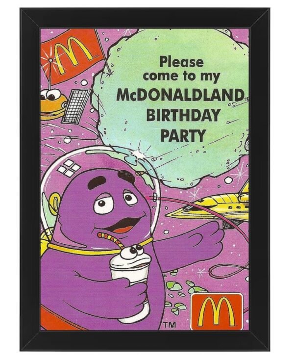 Grimace Framed Photo Print