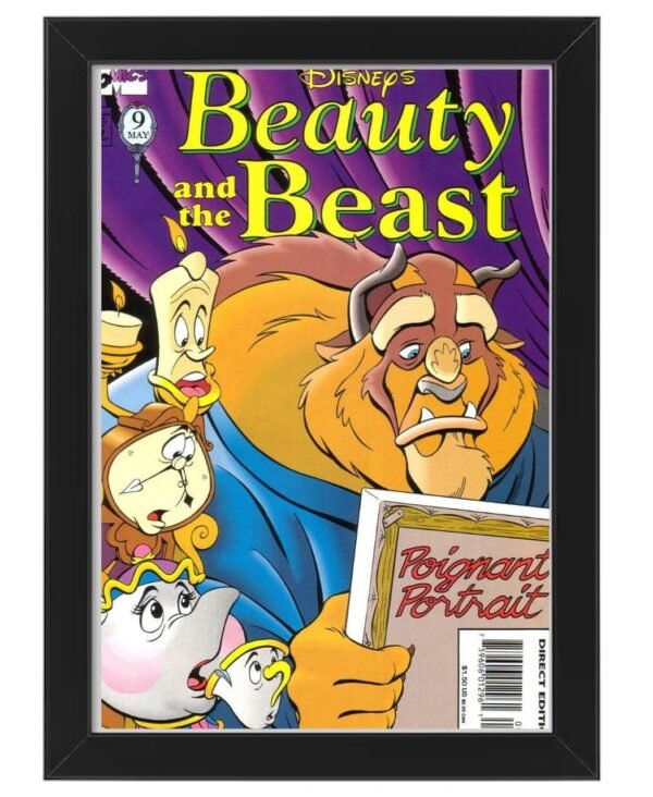 beauty and the beast framed Photo Art Print