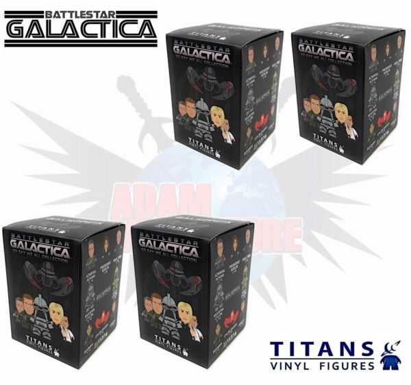 Battlestar Galactica Titans Vinyl Random Mini-Figure - Set of 4