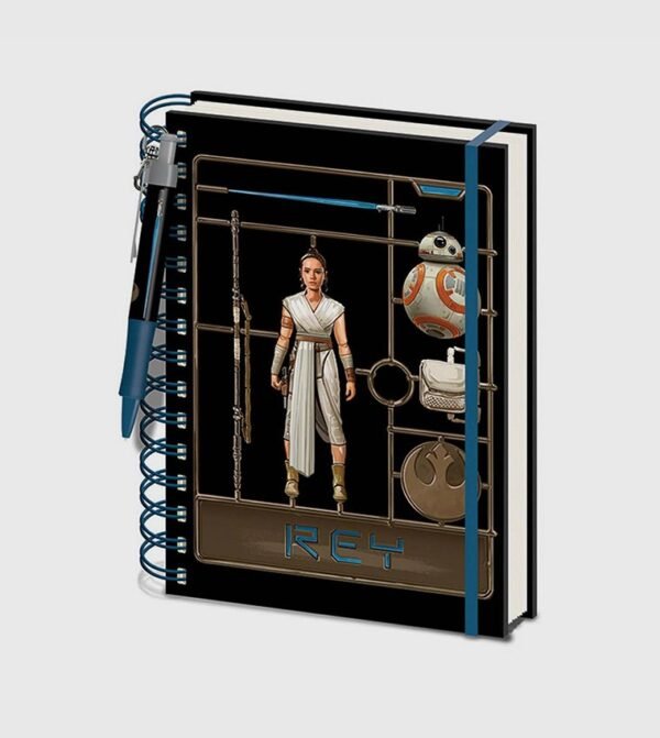 Notebook: Star Wars- The Rise Of Skywalker Model Rey W/ Pen