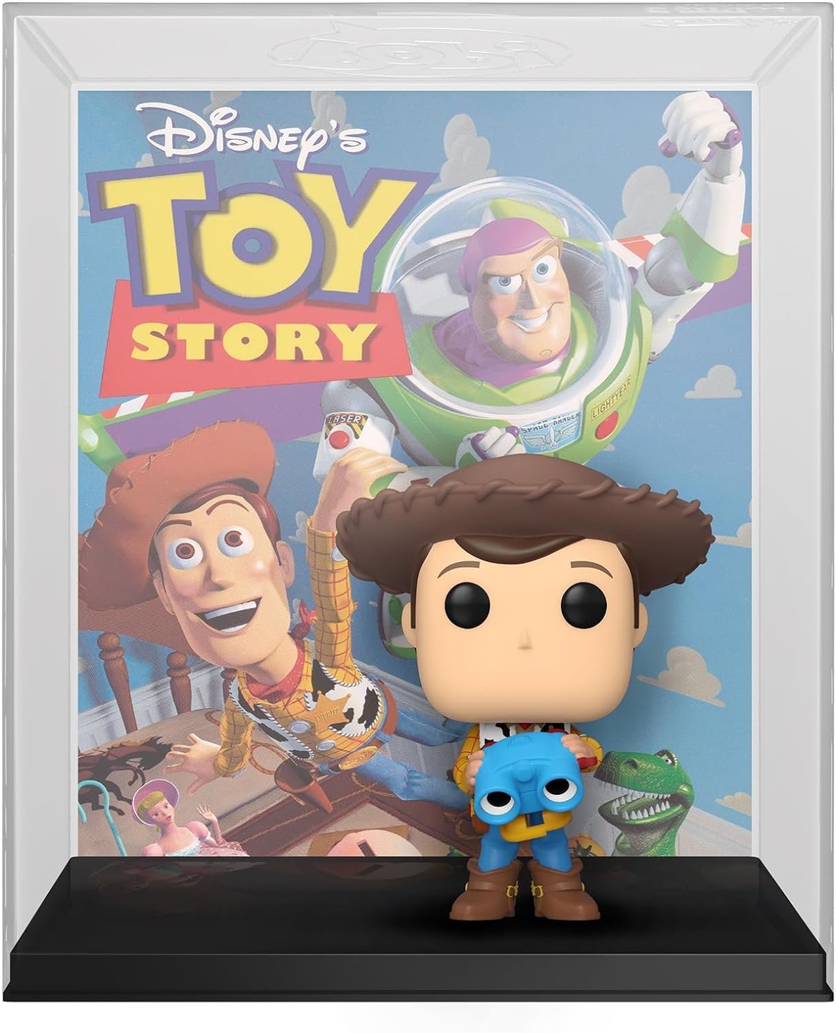Funko Pop! VHS Cover: Disney - Toy Story, Woody Holding Lenny (Amazon Exclusive) - Image 2