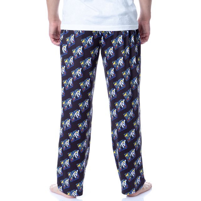 MTV Mens’ Music Television Boombox ’80s Logo Sleep Pajama Pants (XXL) - Image 2