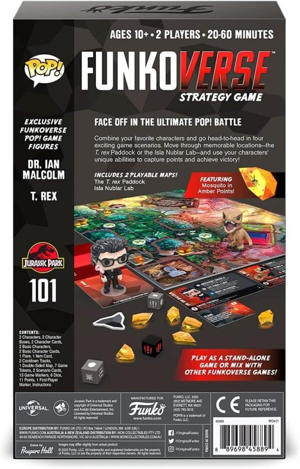 Pop! Funkoverse: Jurassic Park Game Base Set - Image 2