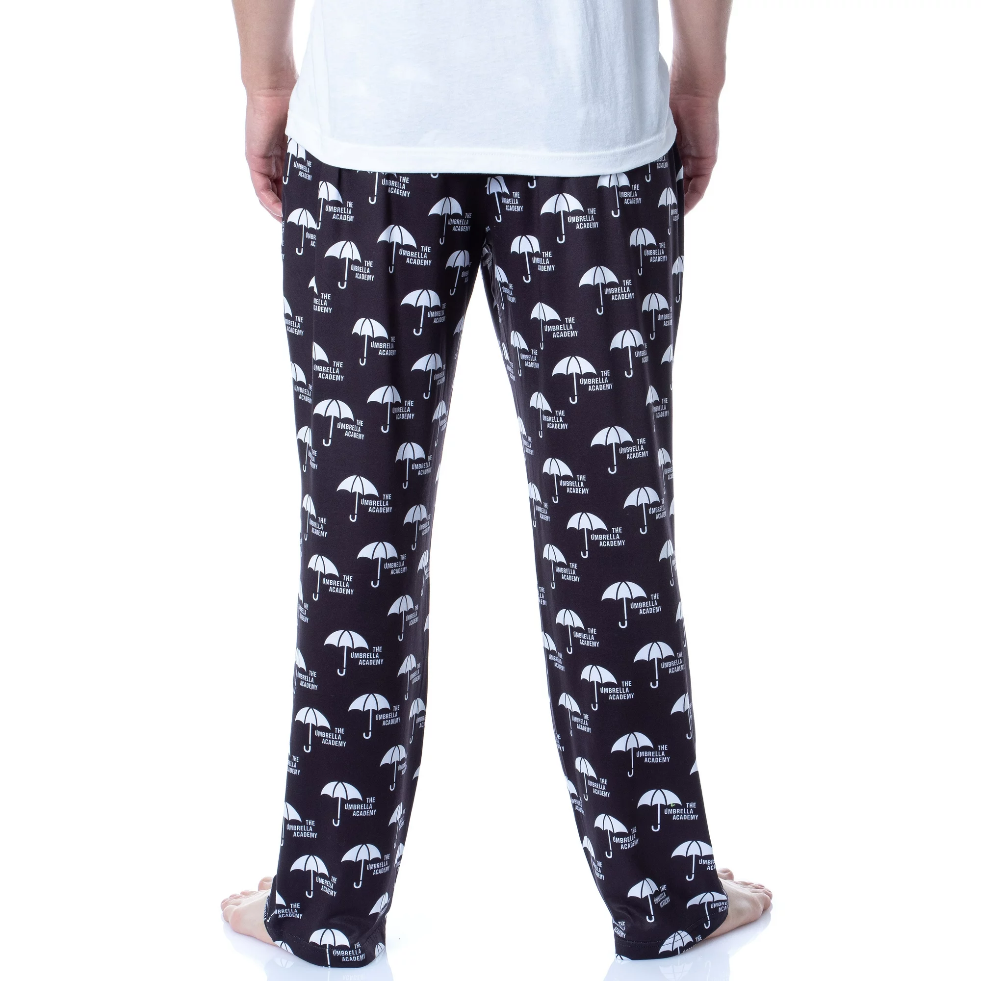 The Umbrella Academy Mens' TV Series Logo Icon Tossed Print Pajama Pants (XL) - Image 2