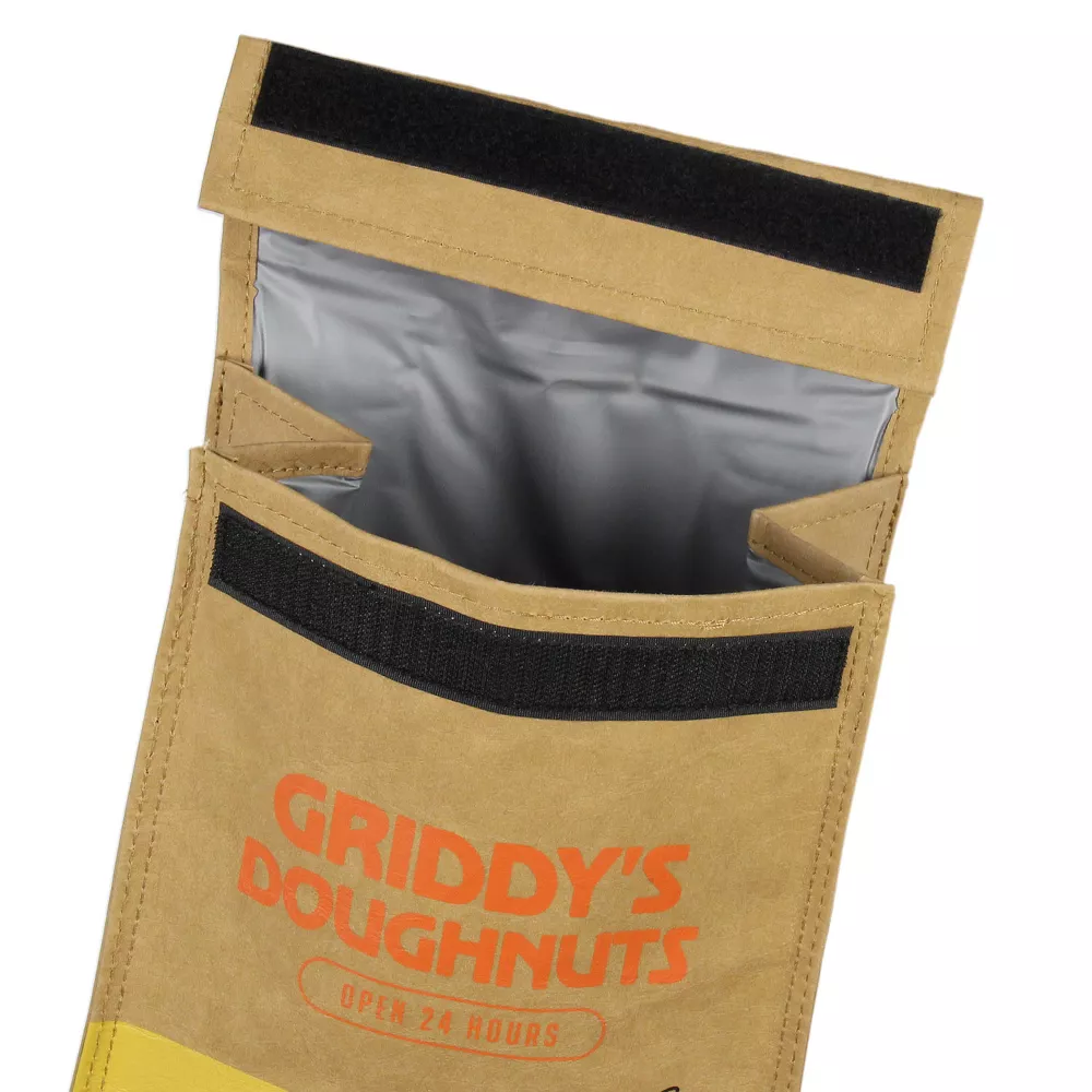 The Umbrella Academy Griddy's Doughnuts Paper Sack Replica Insulated Lunch Tote - Image 2