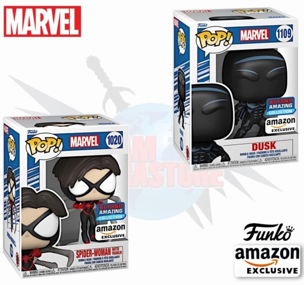 Set of 2 Funko Pop’s! Marvel (Amazon Exclusive)