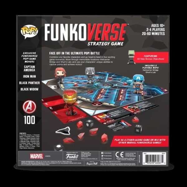 Pop! Funkoverse: Marvel 100 Strategy Game Base Set - Image 2