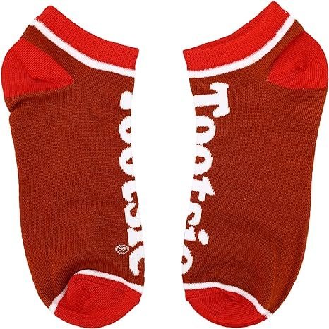 Bioworld Tootsie Roll Candy Wrappers 5-Pack Ankle Socks - Image 3