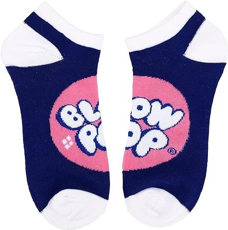 Bioworld Tootsie Roll Candy Wrappers 5-Pack Ankle Socks - Image 2