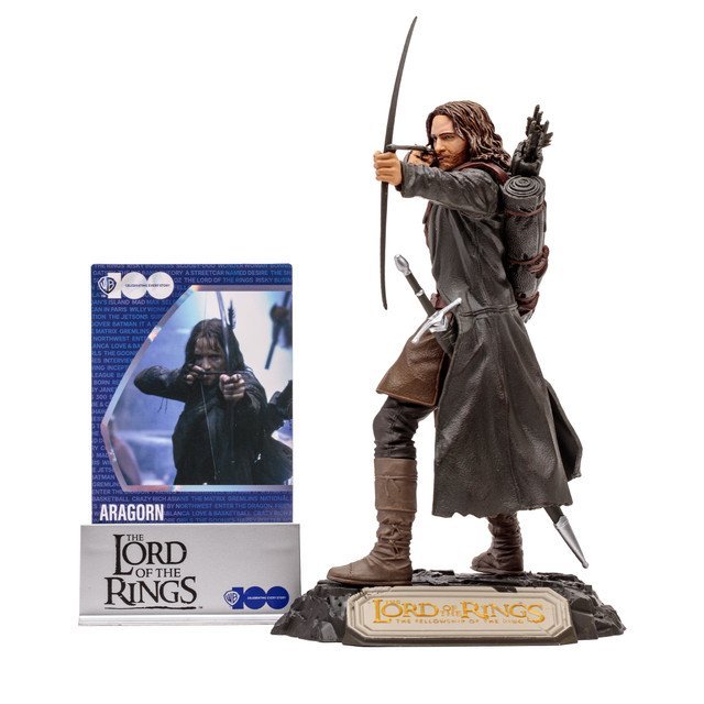 Aragorn from The Lord of the Rings (WB 100: Movie Maniacs) 6" Posed Figure - Image 3