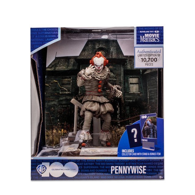 Pennywise from IT (WB 100: Movie Maniacs) 6" Posed Figure - Image 10