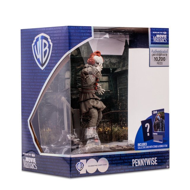Pennywise from IT (WB 100: Movie Maniacs) 6" Posed Figure - Image 11