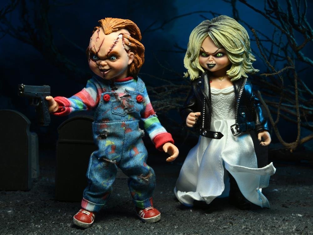 NECA Bride of Chucky TIFFANI & CHUCKY 8" Clothed Action Figure 2-PACK - Image 4