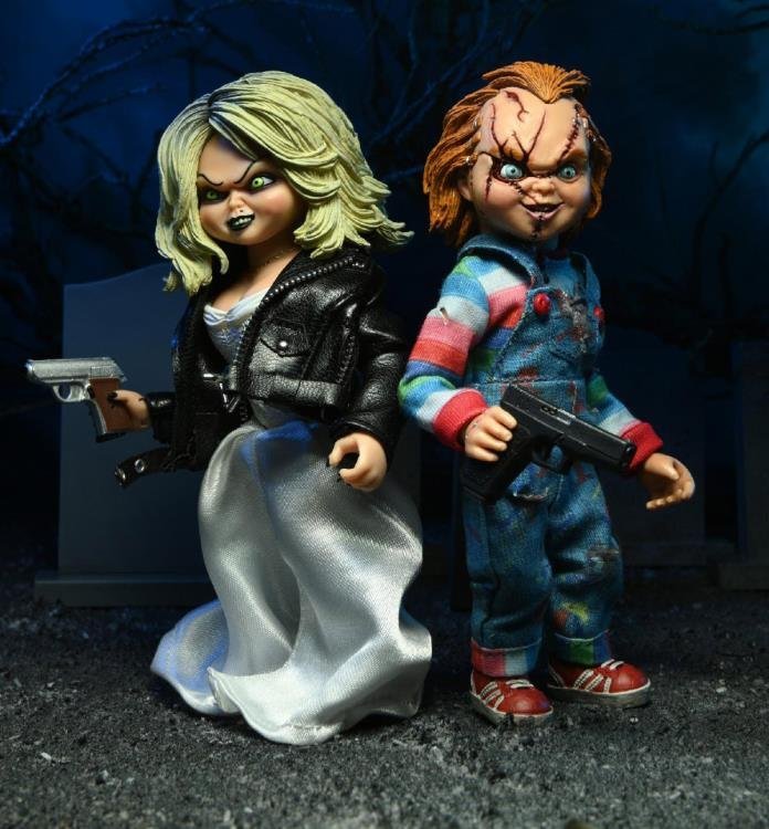 NECA Bride of Chucky TIFFANI & CHUCKY 8" Clothed Action Figure 2-PACK - Image 6