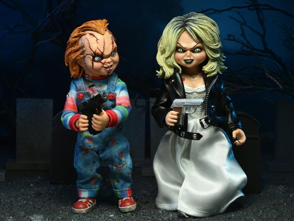 NECA Bride of Chucky TIFFANI & CHUCKY 8" Clothed Action Figure 2-PACK - Image 9