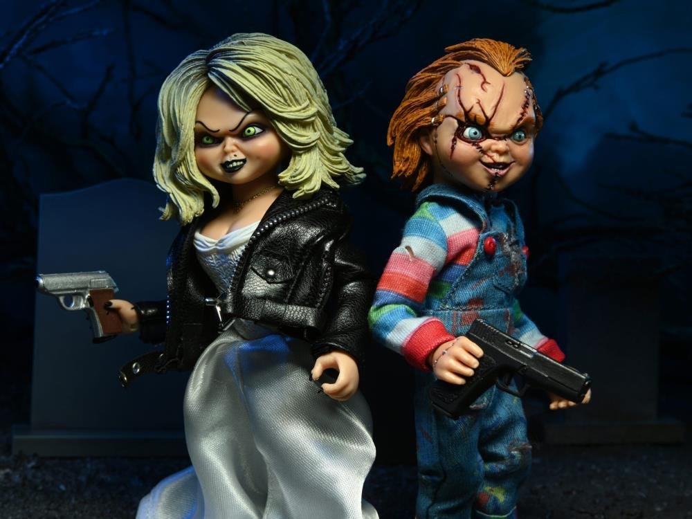 NECA Bride of Chucky TIFFANI & CHUCKY 8" Clothed Action Figure 2-PACK - Image 11