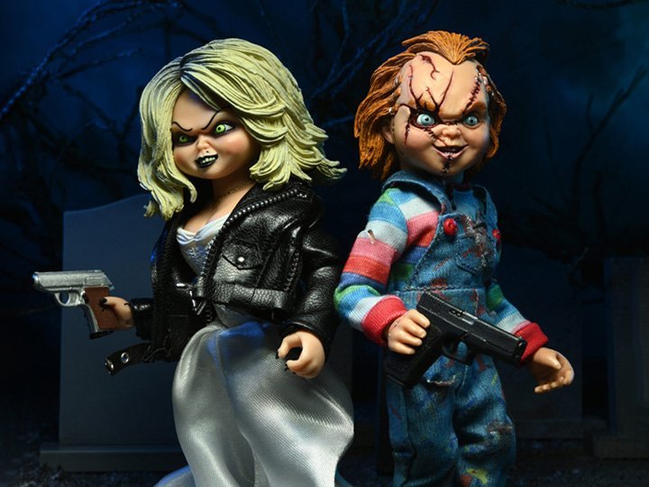 NECA Bride of Chucky TIFFANI & CHUCKY 8" Clothed Action Figure 2-PACK - Image 2